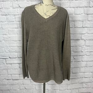 RD Style Tan Sweater - Women's Size XL - Great Condition